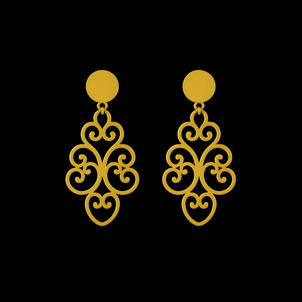 Vintage Charm Anti Tarnish Earrings