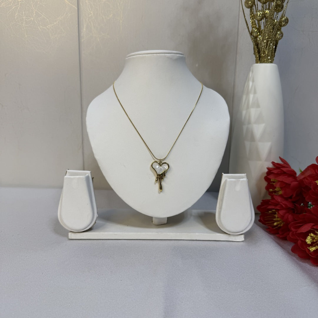 Melted Heart Pendant