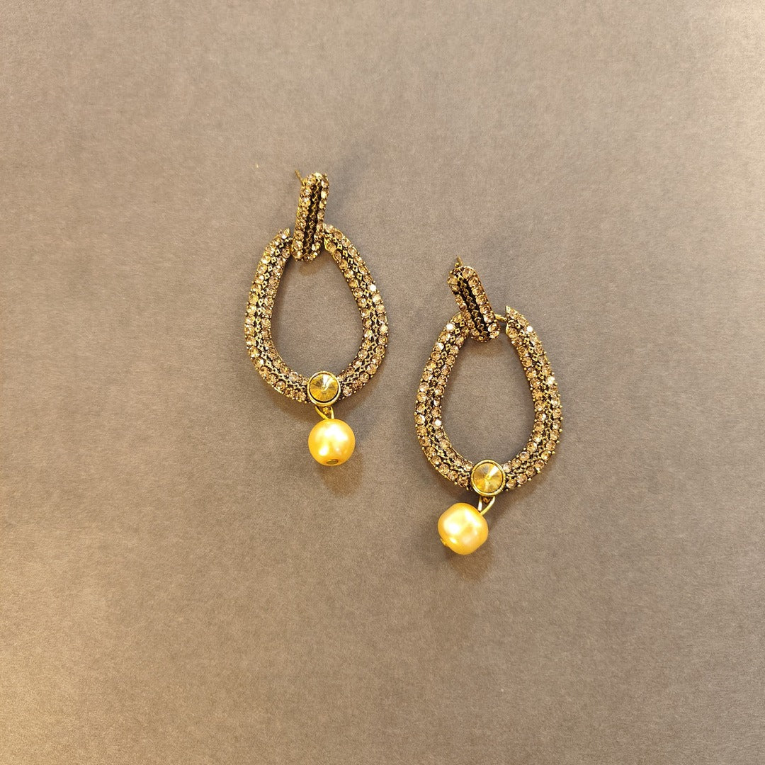 Luna Arc Kundan Earrings