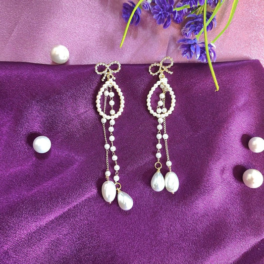 Celeste Strings Korean Earrings