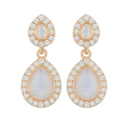 Moonlight Drops Shining Partywear Earrings