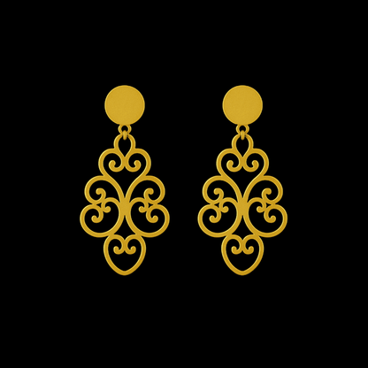 Vintage Charm Anti Tarnish Earrings